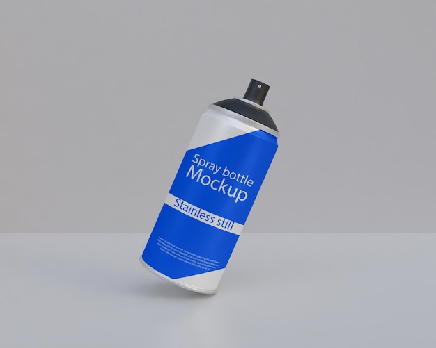 Spray bottle mockup