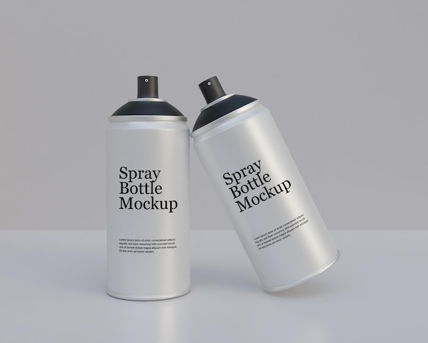 Spray bottle mockup