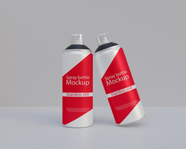 Spray bottle mockup