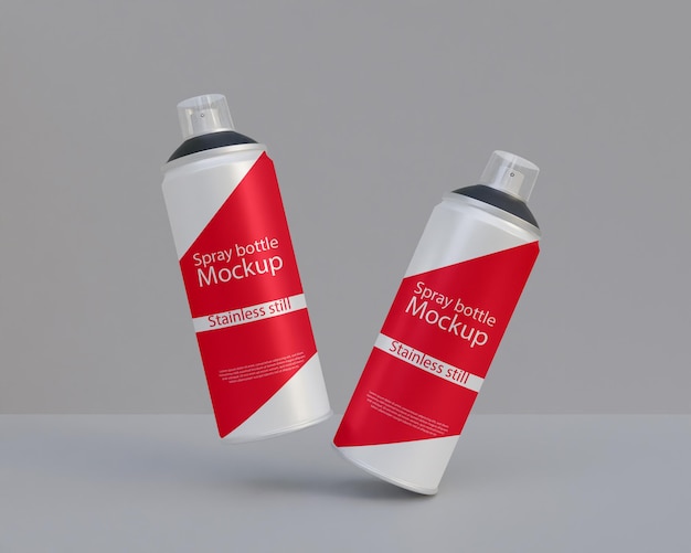 Spray bottle mockup