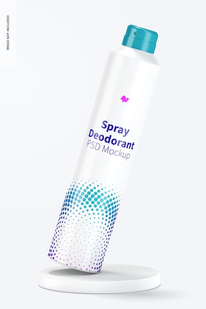 Spray Deodorant Mockup