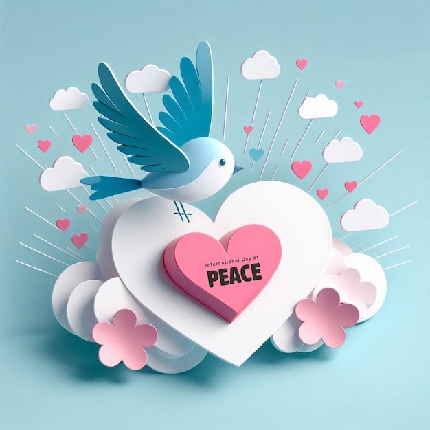 PSD spread peace international day of peace psd design