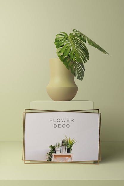 Spring deco concept mock-up