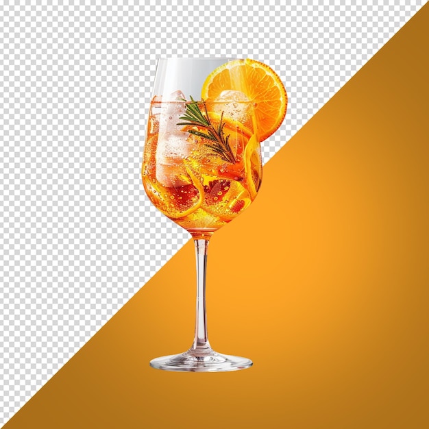 PSD spritz cocktail