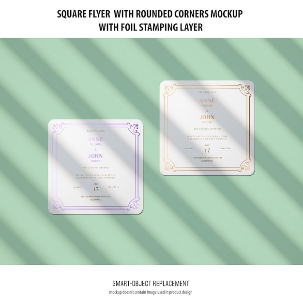 Sqaure Flyer Mockup