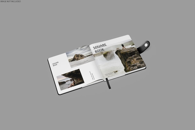 SQUARE BOOK MOCKUP