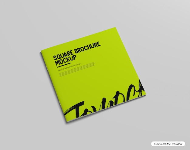 Square Brochure Mockup