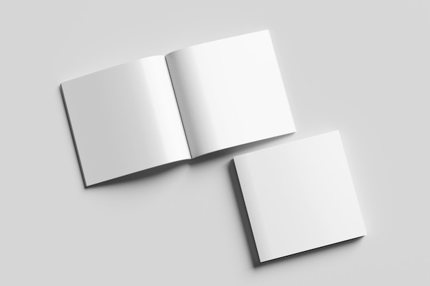 Square Brochure Mockup