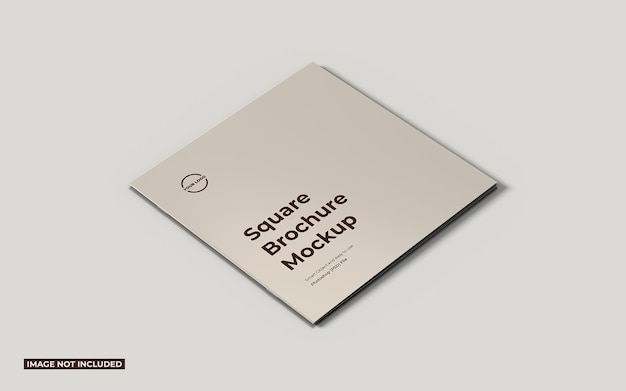 Square Brochure Mockup