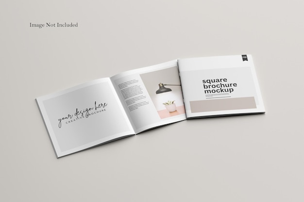 SQUARE BROCHURE MOCKUP