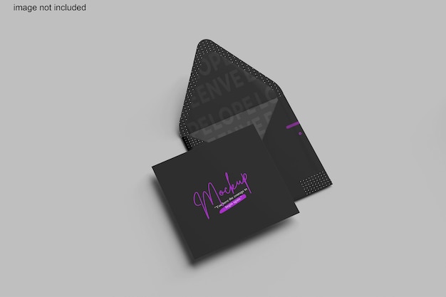 Square Envelope Mockup