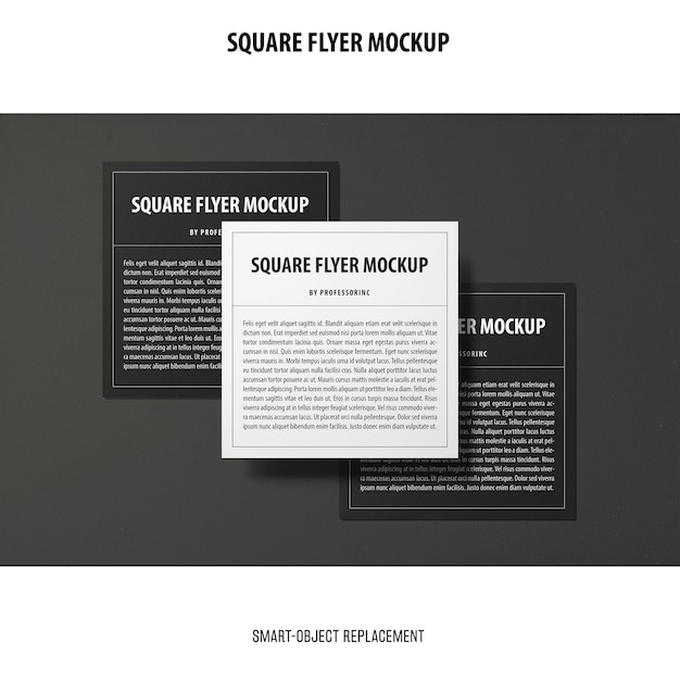 Square Flyer Mockup