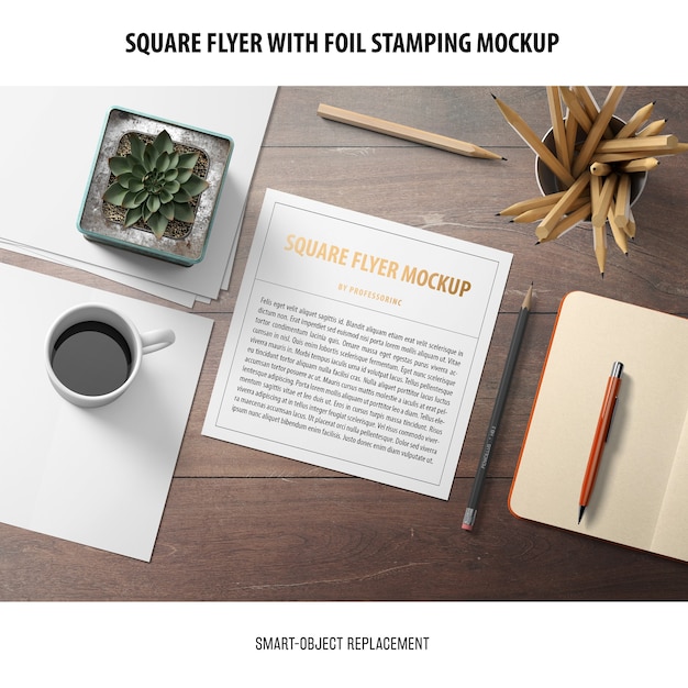 Square Flyer Mockup