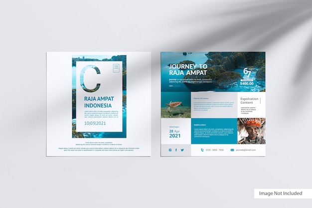 Square Flyer Mockup