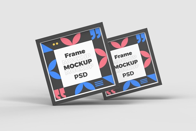 Square Frame Mockup Template