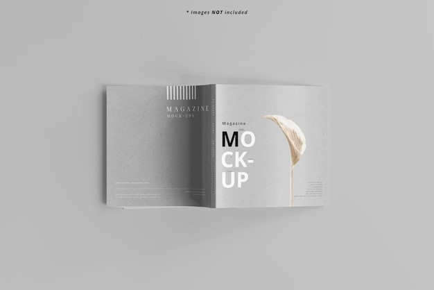 Square Magazine Mockup