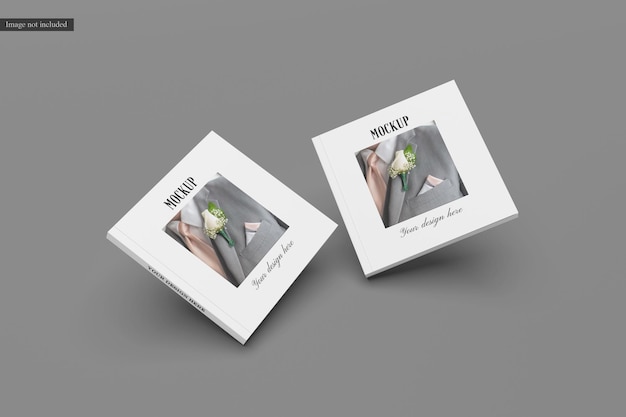 Square magazine mockup