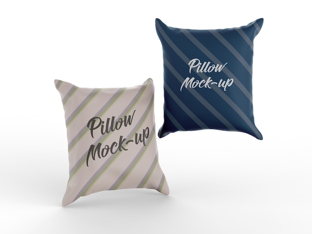 Square Pillow Mockup