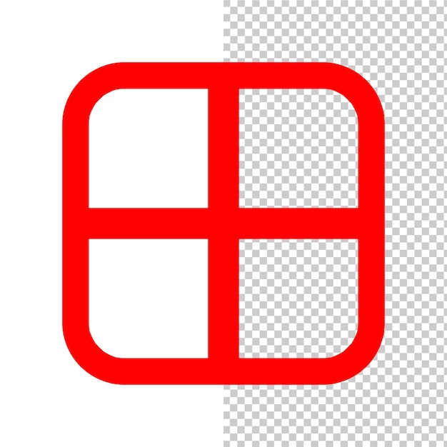 PSD square plus symbol red design template for element design file format psd