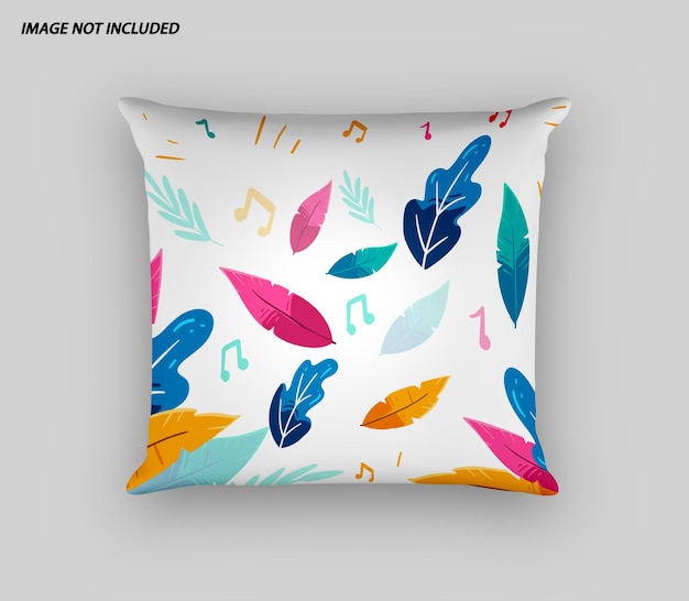 Square Realistic Pillow Cushion Mockup PSD