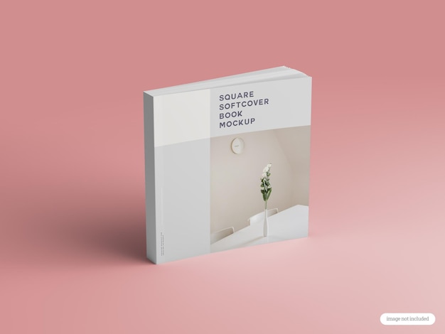 Square Softcover Book Mockup