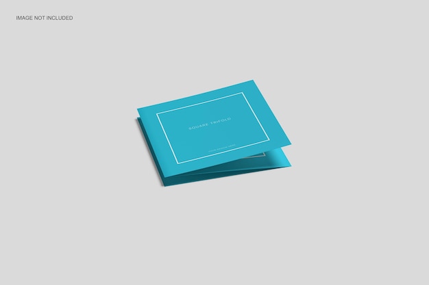 SQUARE TRIFOLD MOCKUP