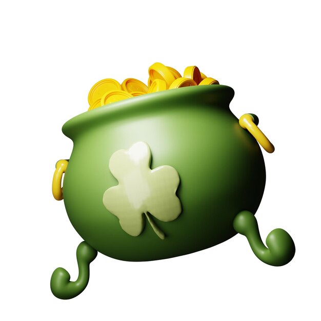 PSD st patricks day 3d illustration