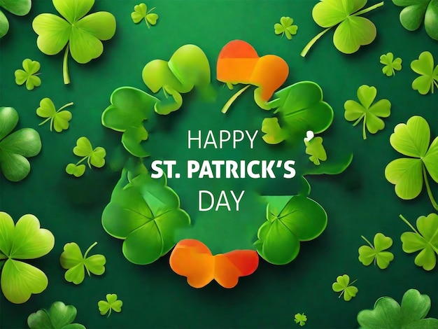 PSD st patricks day background