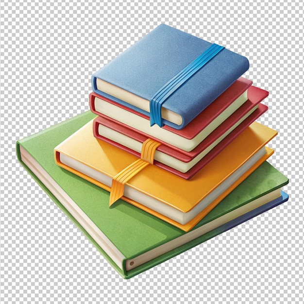 PSD stack of books for education day png