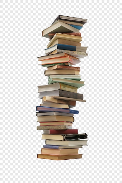 a stack of books with the number 1 on the top