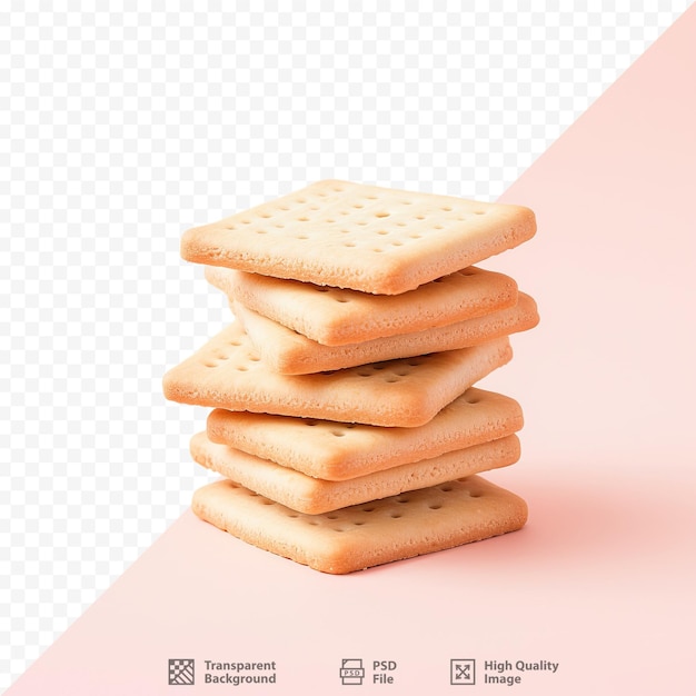 a stack of crackers with the words quot do not eat quot on the bottom