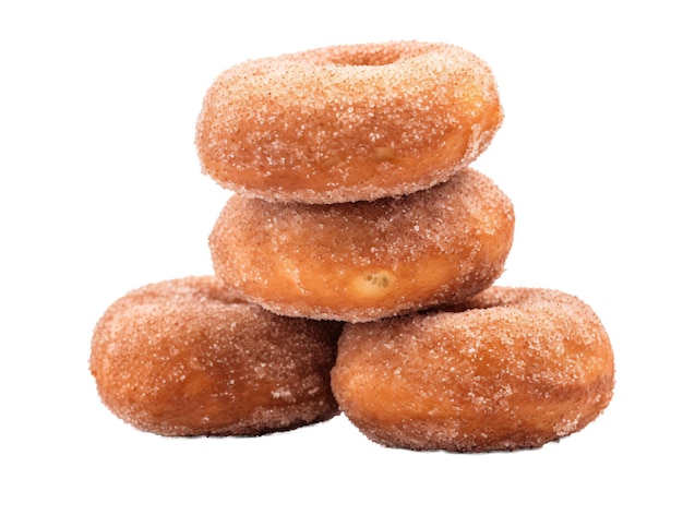 PSD a stack of donuts with sugar