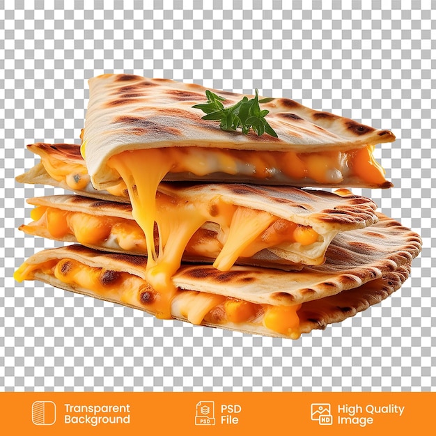 PSD a stack of food with cheese and a picture of a cheesy pizza