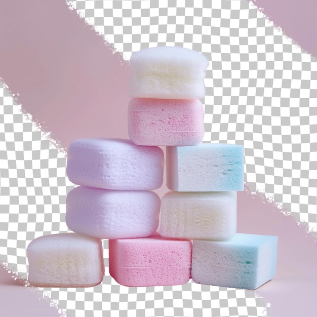 a stack of soaps with one that says  soap  on the top