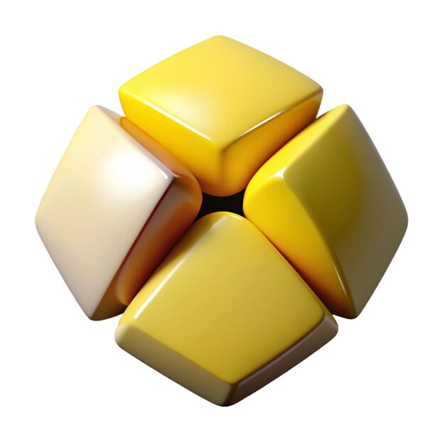 a stack of yellow and white cubes with one that says quot the word quot on the bottom