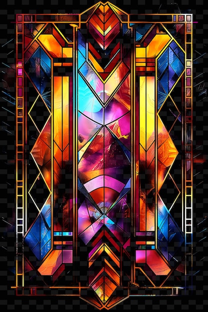 stained glass window from the new church of the holy cross