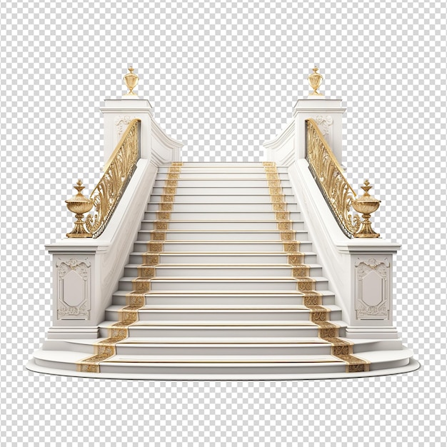 The stairs is decoration of the building