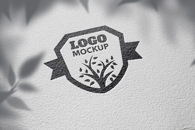 stamp logo mockup