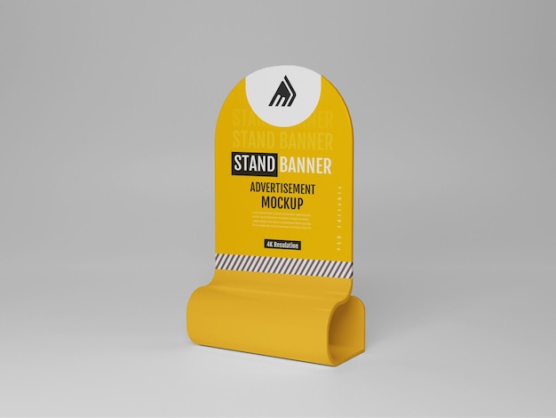 Stand banner mockup