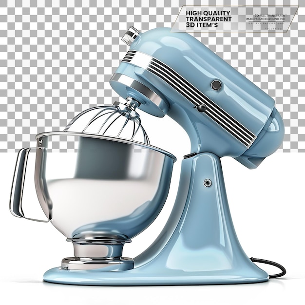 PSD stand mixer a stationary mixer with a stand used for mixing on transparent background