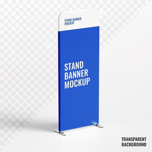 PSD stand rollup banner mockup editable psd