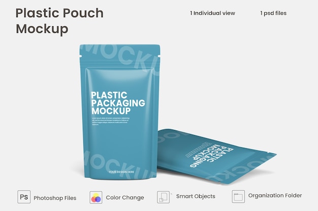 Stand up pouch mockup Premium Psd