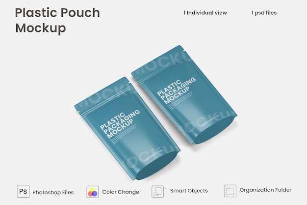 Stand up pouch mockup Premium Psd