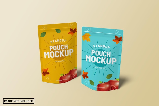 Stand up pouch mockup