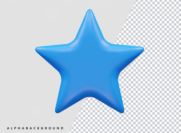 Star icon 3d