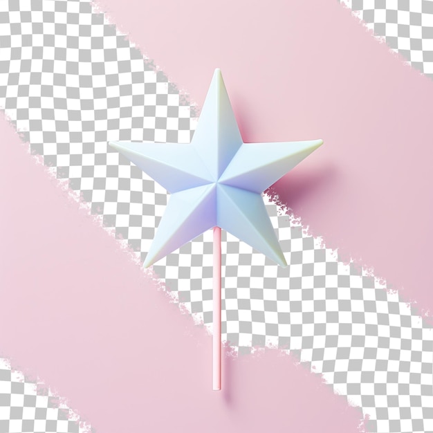 a star on a pink background with a pink ribbon that says star on it.