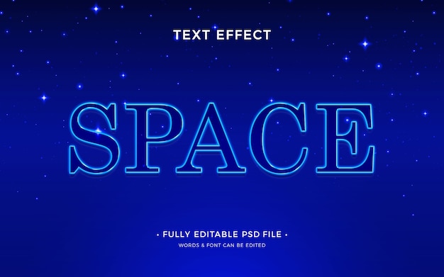 Star text effect