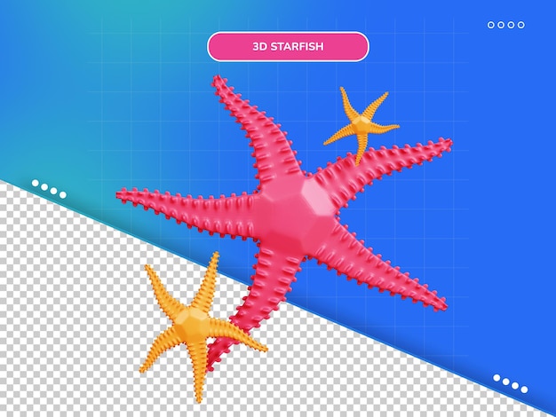 Starfish 3d icon