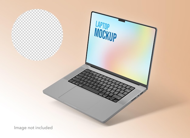 State of the art laptop mockup