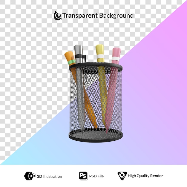 Stationary 3D Illustration